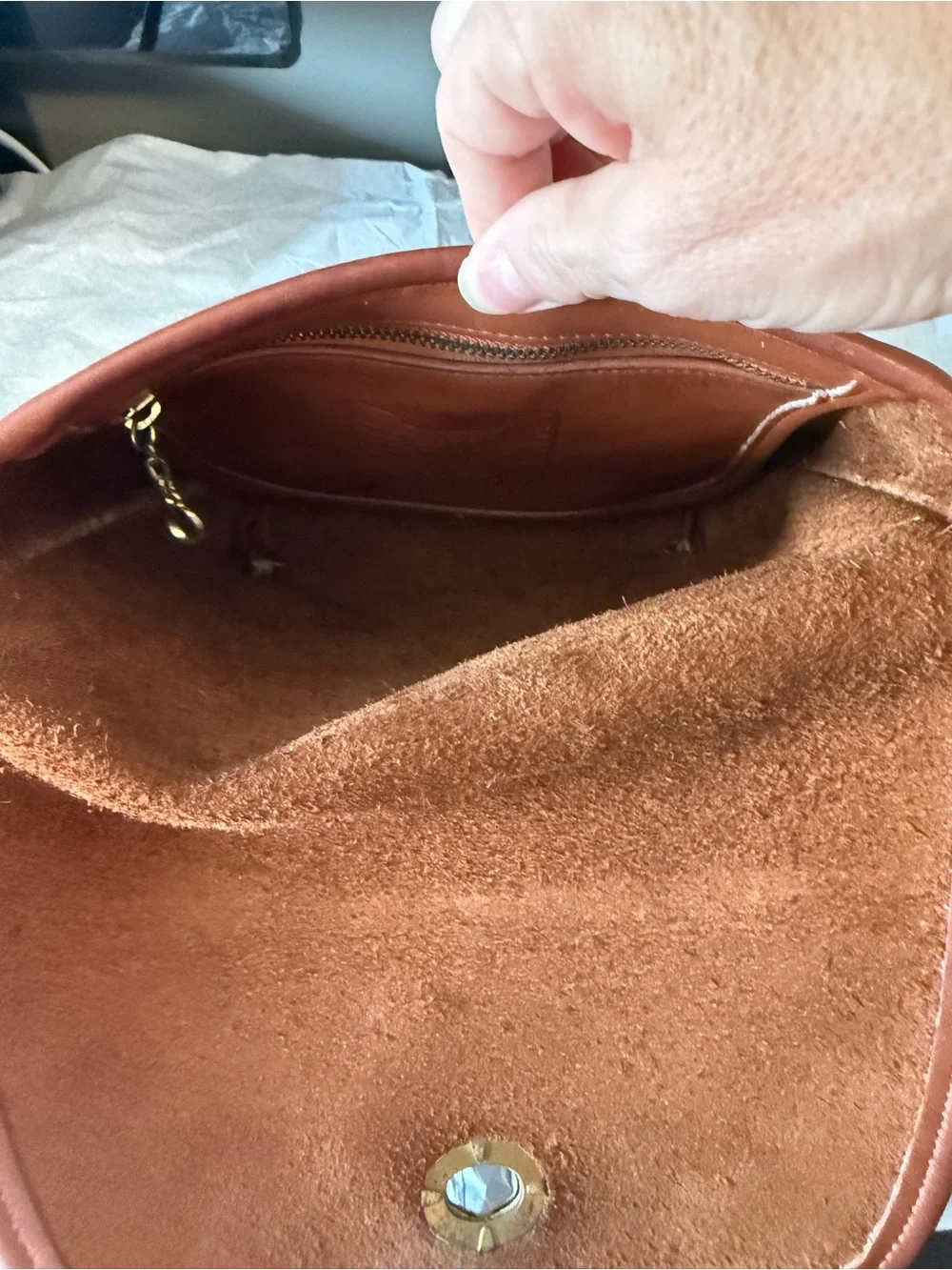 Coach Quincy Leather Turnlock Shoulder Bag #9919